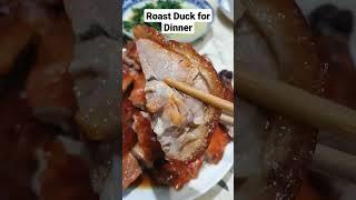 What's for dinner tonight? Roast Duck