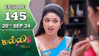 Malli Serial | Episode 145 | 20th Sep 2024 | Nikitha | Vijay | Saregama TV Shows Tamil