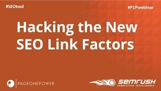 Page One Power webinar  featuring Michael Stricker of SEMrush