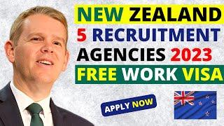 Urgent! New Zealand Top 5 Recruitment Agencies 2023 | Hiring Foreign Workers