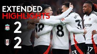 EXTENDED HIGHLIGHTS | Liverpool 2-2 Fulham | Point At Anfield