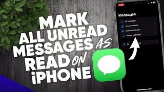 How to mark all unread messages as read on iPhone