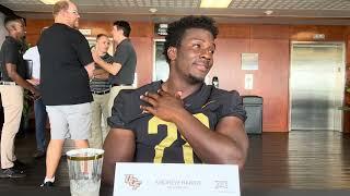 Andrew Harris (2023 UCF Football Freshman Media Day)