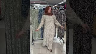 Kadın Uzun Buyuk Beden Anne Elbise Yazlik Tesettur Giyim 8226 1