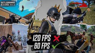 60 FPS is enough? in new winter mode 3.5 1v4 Clutches BGMI - PUBG Mobile