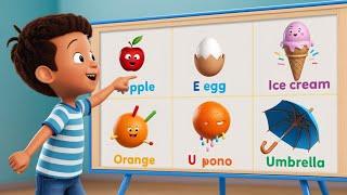 vowel song jolly phonics | vowel songs (a e i o u) | nursery rhymes for kids |@jollyjigglespoems