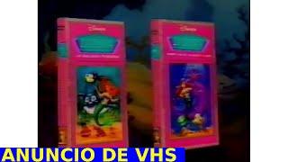 Anuncio Las nuevas aventuras de la sirenita VHS comercial