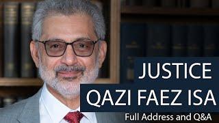 Justice Qazi Faez Isa: Pakistani Supreme Court Justice  | Full Q&A at The Oxford Union