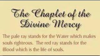 Pray Chaplet of Divine Mercy, 10/16/24