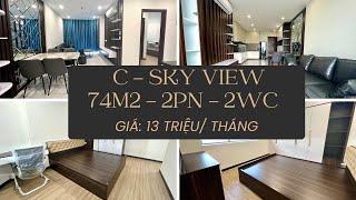 Cho thuê Căn Hộ C-Sky View Bình Dương 80m2 - 2PN - Full nội thất | C-Skyview Bình Dương