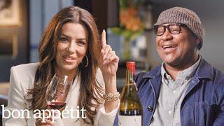 Eva Longoria Guesses Cheap vs. Expensive Wines | Through The Grapevine | Bon Appétit