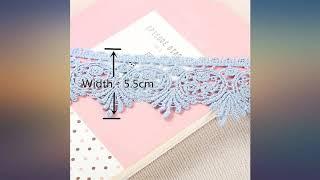 5.5CM Width Europe trim pattern Inelastic Embroidery Trims,Curtain Tablecloth Slipcover Br