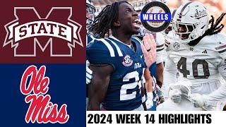 Mississippi State vs #14 Ole Miss | Full Game Highlights | 2024 College Football Highlights