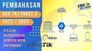 [Full] Pembahasan UKK TKJ Paket 3 - 2022 / 2023 || VLSM Wordpress Database VirtualBox