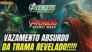 VAZOU REVELAÇÕES DA TRAMA DE VINGADORES DOOMSDAY! PLANO DR DESTINO, VINGADORES PERDEM E X-MEN