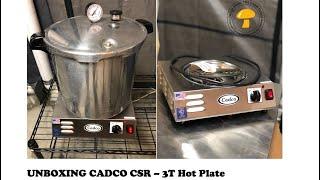 UNBOXING Cadco CSR-3T Hot Plate