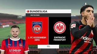   Heidenheim vs Eintracht Frankfurt    | Bundesliga (12/01/2024) | PES 2024