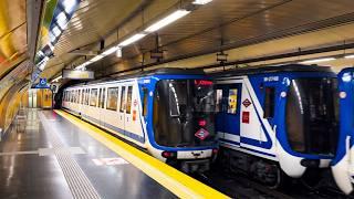 Metro system in Madrid, Spain  | Madrid Metro | 2024