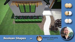 Boolean Subtract in Realtime Landscaping Architect 2025