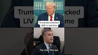 Trump fact-checked LIVE in real time