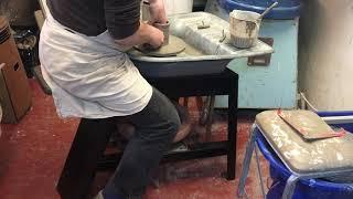 Treadle wheel for sale. Demo.