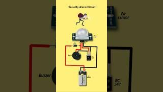 Burglar Alarm Circuit | Security alarm diagram