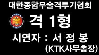 #KTK 대한종합무술격투기협회 공인품새 격1형