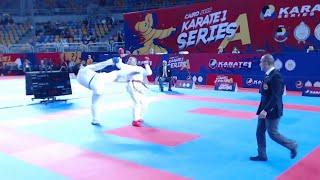 Ahmed Elmasry (EGY) Vs Mahmoud Galal Khalil (EGY) - Male +84kg Bronze Karate1 Cairo Series A 2022