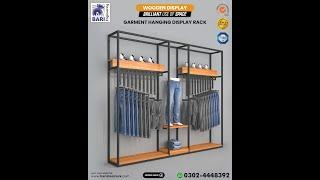 Garment Rack | Hanging Rack | Wall Rack | Racks in Islamabad | Bari Engineering 0302-4448392 #racks