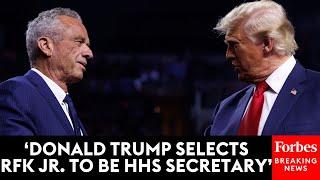 BREAKING NEWS: Donald Trump Selects Robert F. Kennedy JR. To Be HHS Secretary