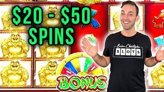  Lucky Buddha HIGH LIMIT ⫸ $20 to $50 SPINS @ Graton Casino