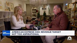 American Express CEO: Revenue targets are not too aspirational