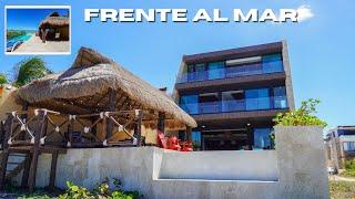 ¡INCREÍBLE casa FRENTE AL MAR en la playa de San Benito YUCATÁN! 