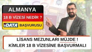 Lisans Mezunları Müjde ! 18 B Almanya Vizesi | Şartları Neler | Avantajı Dezavantajı | Mavi Kart mı