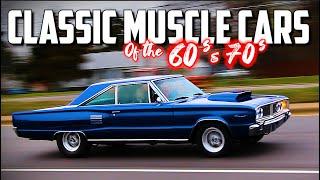 AMAZING MUSCLE CARS!! Of the 1960s & 1970s Nostalgia. Classic Muscle Cars! Street Machines! Car Show