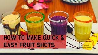 Fruit Shots (Jamun Shots, Pineapple Shots, Mango Shots, Kiwi Shots)| | The Food Bar