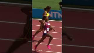 Iconic moment from Sha'Carri Richardson   #usa #sports #running #athlete #athletics