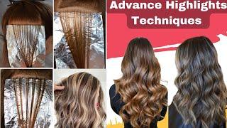 How many type Of Highlights || Advance तरीके से कैसे निकाले Highlights|| Weaving Slice|| Salonfact