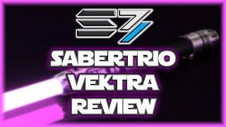 BEST QUALITY NEOPIXEL LIGHTSABER MONEY CAN BUY | SABERTRIO VEKTRA REVIEW | CFX