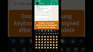 Samsung Emoji Keyboard redesigned in ONE UI 6 Update