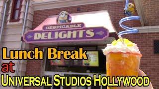 Lunch Break at Universal Studios Hollywood- The Freeze Ray Smoothie