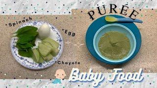 BABY FOOD | EGG & VEGETABLES PURÉE | Hazel's Diary