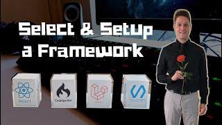 Website from Scratch Ep. 1 Select and Setup a Framework