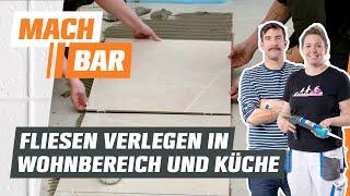 Fliesen verlegen im Wohnbereich & der Küche | OBI