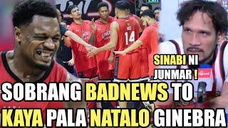 GINEBRA BADNEWS KAY BROWNLEE KAYA PALA NATALO GINEBRA | SINABI NI JUNMAR SA GINEBRA !