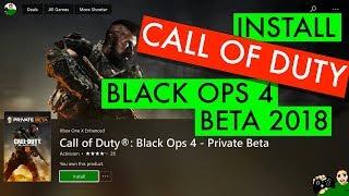 Call of Duty Black Ops 4 - How to Install Private Beta on Xbox One