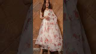 Beautiful organza dresses designs ️ Diwali special organza dresses collection 