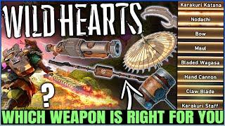 Wild Hearts - Which Weapon is Best For You? All 8 Weapons Breakdown - Karakuri Staff, Cannon & More!