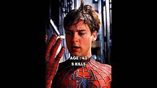 Spiderman kill count (Live action)