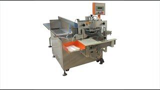 Semi automatic two stacks napkin tissue paper packing machine